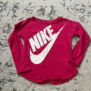 Nike Girls Long Sleeve Tee size 6